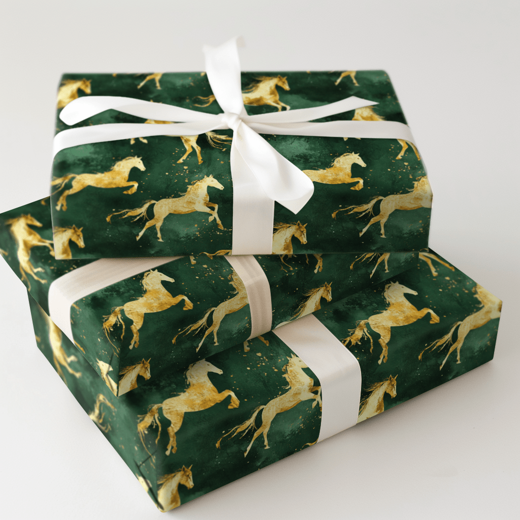 Go Stallions - Wrapping Paper - Aspen & Arlo
