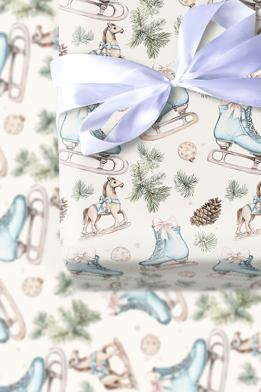 Bowful Skate - Wrapping Paper - Aspen & Arlo