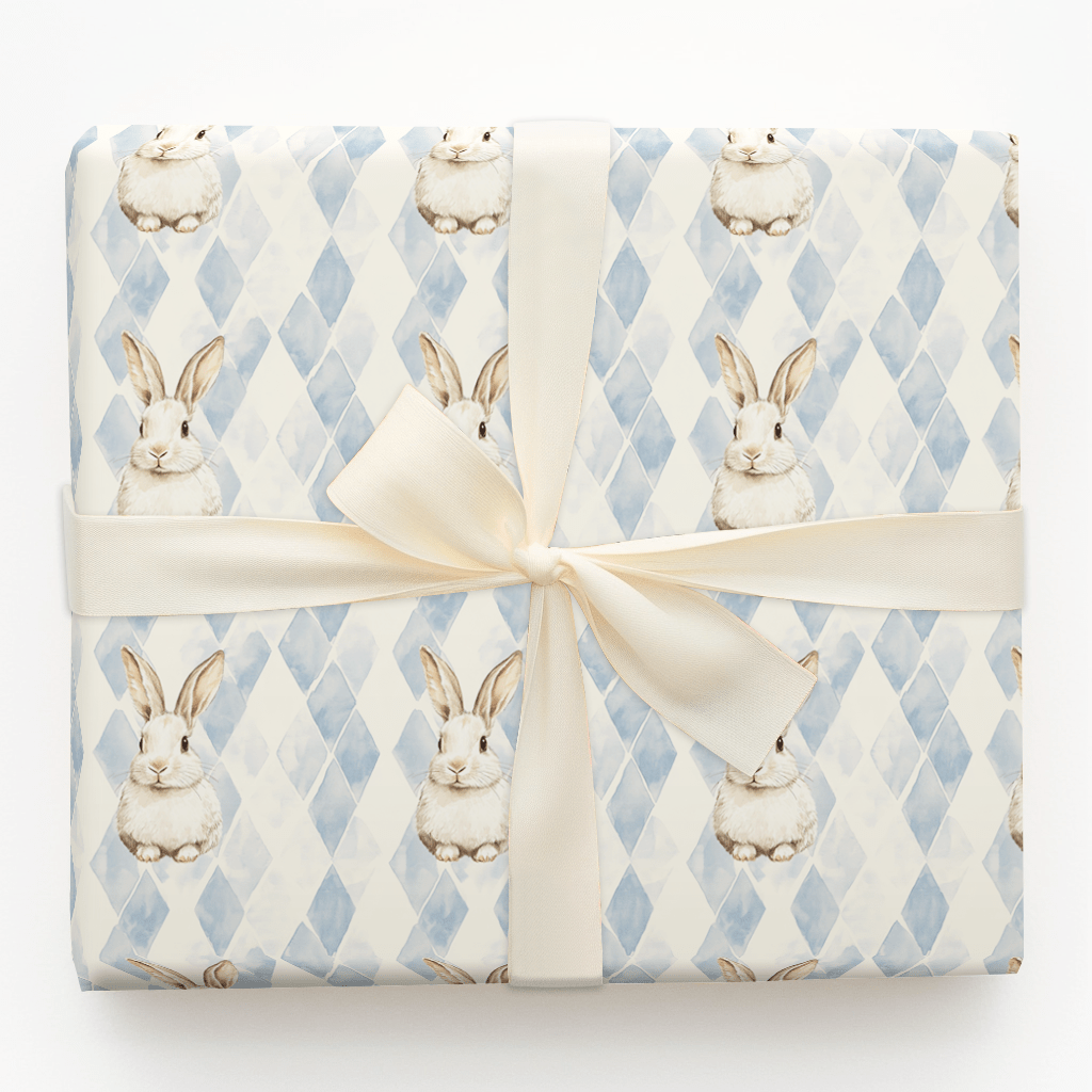 Hopping into the Blue - Wrapping Paper - Aspen & Arlo