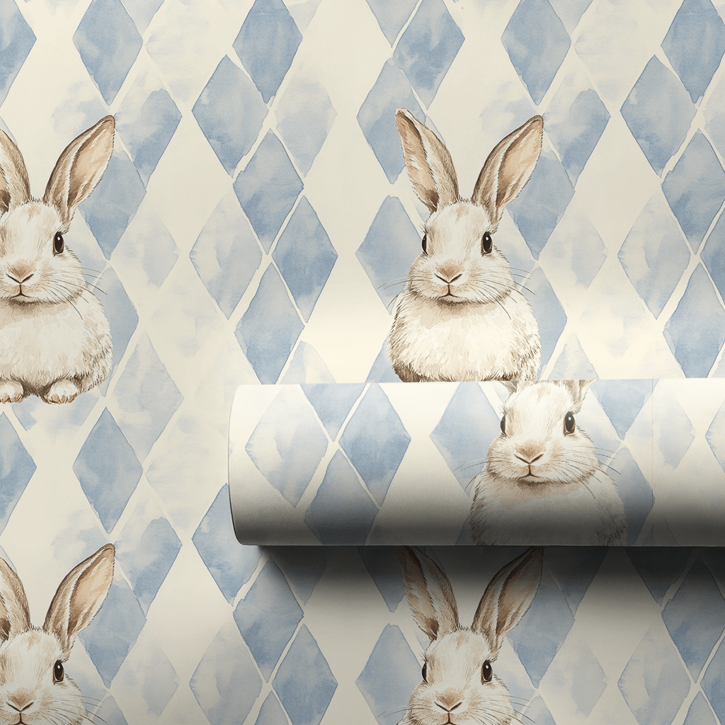 Hopping into the Blue - Wrapping Paper - Aspen & Arlo