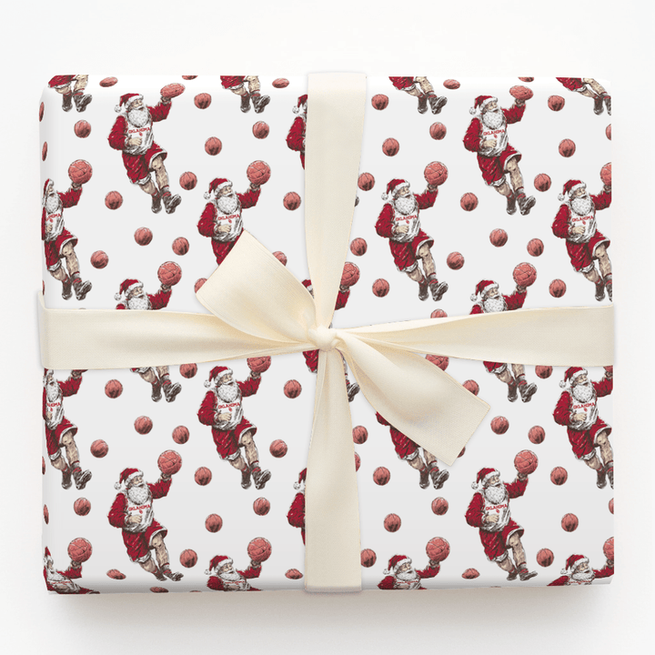 Santa’s Sooner Starting Five - Wrapping Paper - Aspen & Arlo