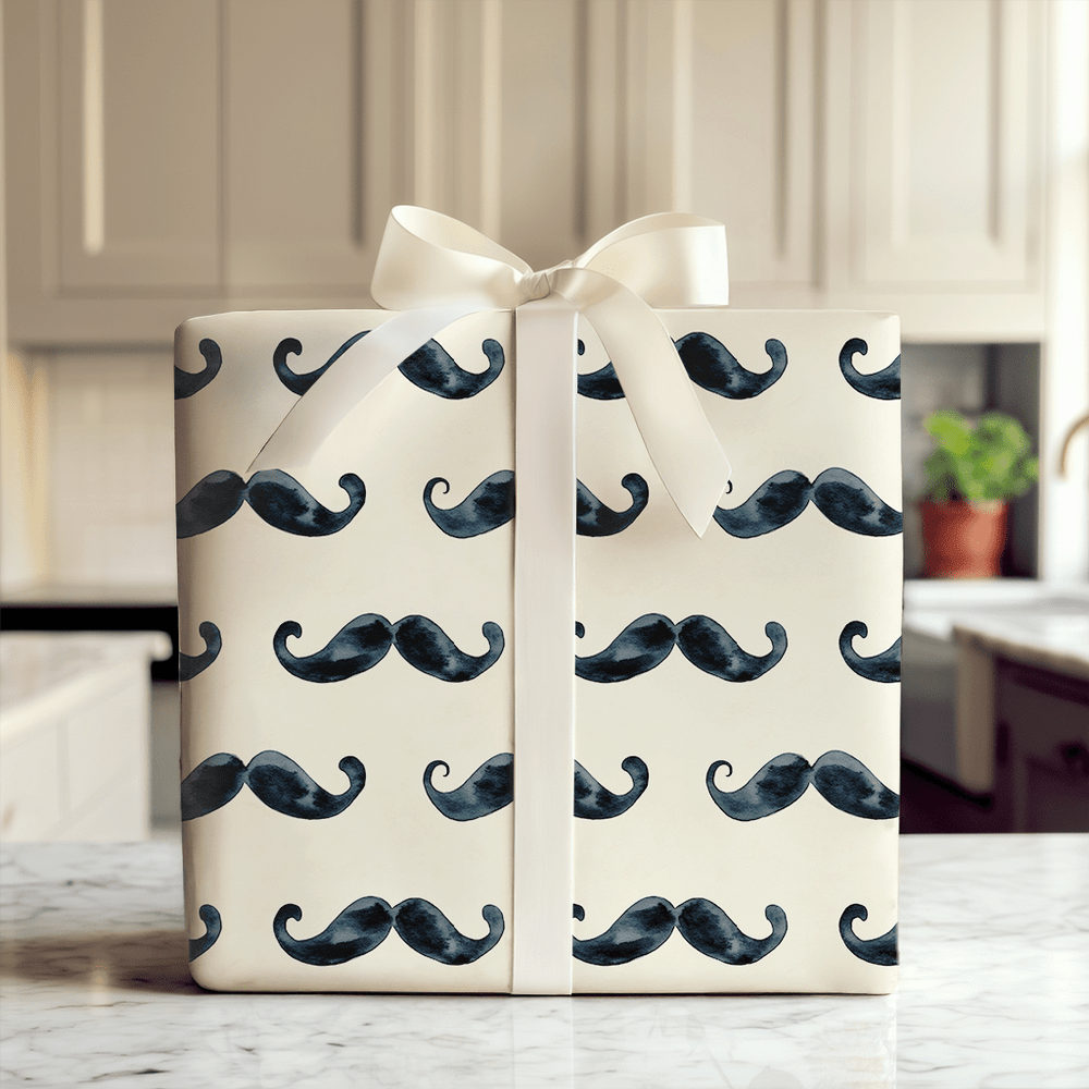 Get Your Stache On - Wrapping Paper - Aspen & Arlo