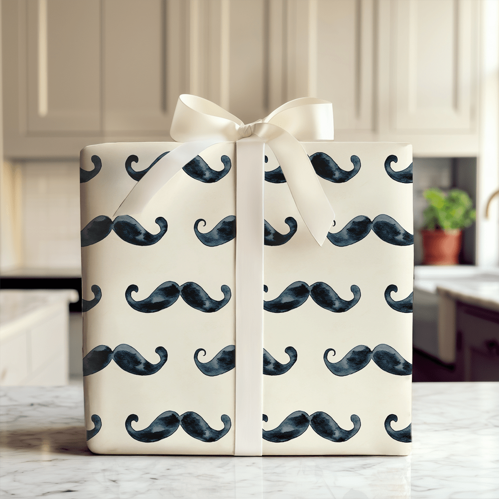 Get Your Stache On - Wrapping Paper - Aspen & Arlo