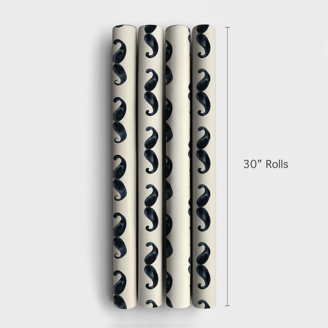 Get Your Stache On - Wrapping Paper - Aspen & Arlo