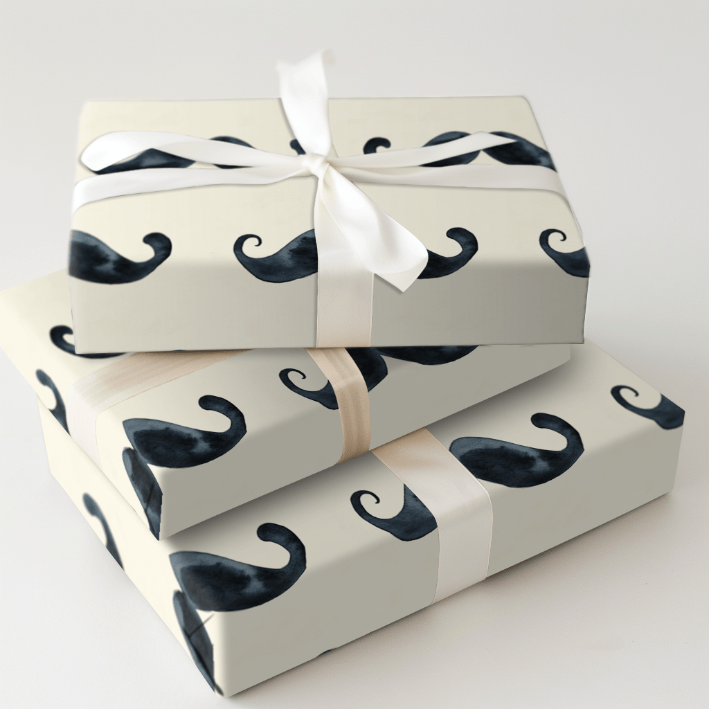 Get Your Stache On - Wrapping Paper - Aspen & Arlo