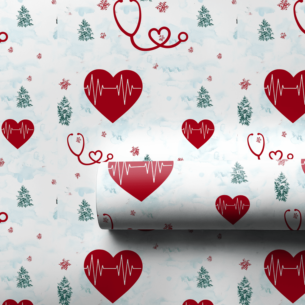 A Heartbeat Away - Wrapping Paper - Aspen & Arlo