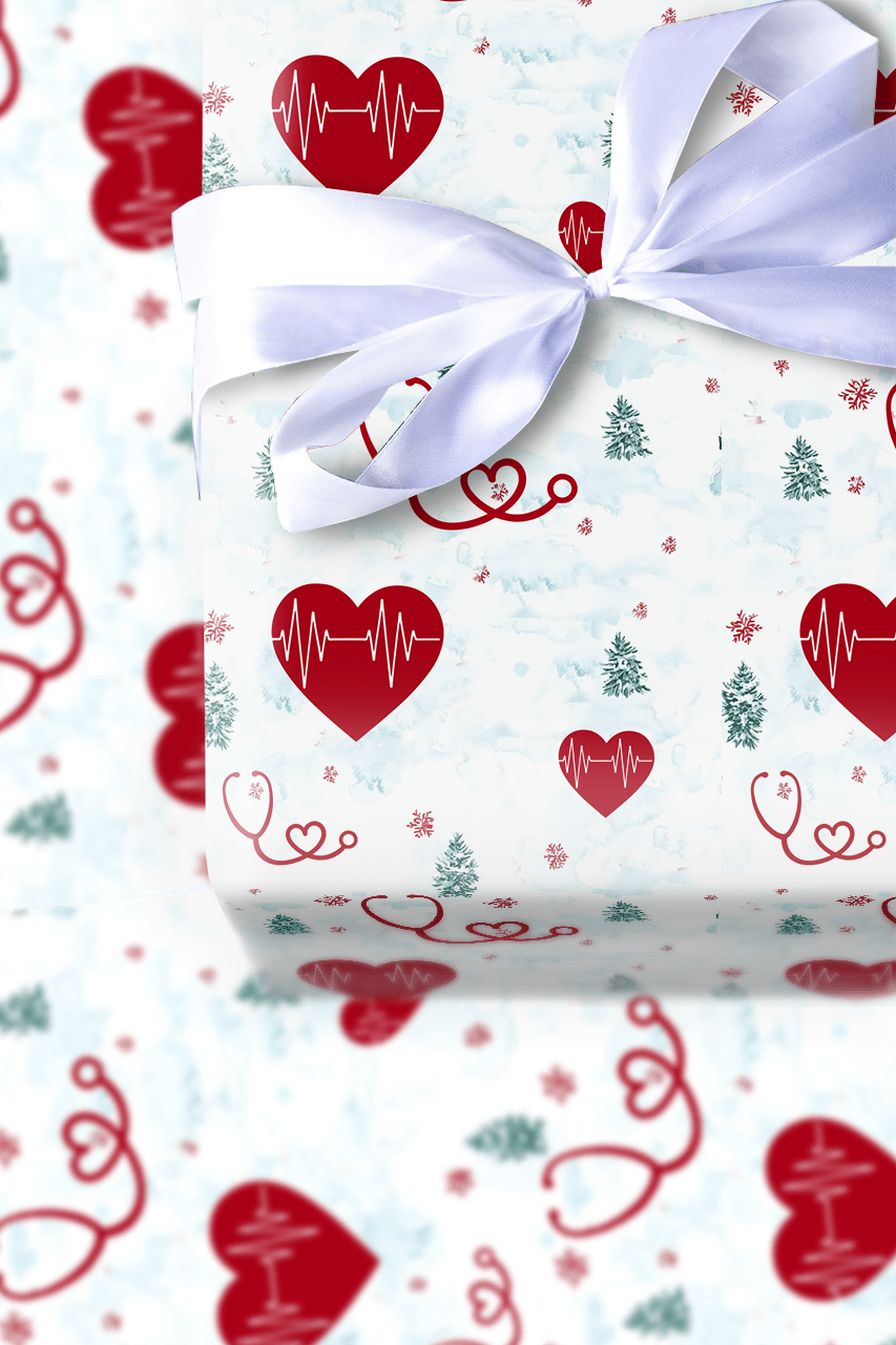 A Heartbeat Away - Wrapping Paper - Aspen & Arlo