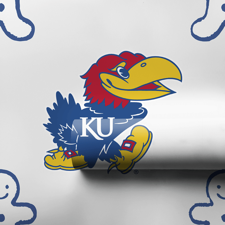 Kansas University Gingerbread - Wrapping Paper - Aspen & Arlo