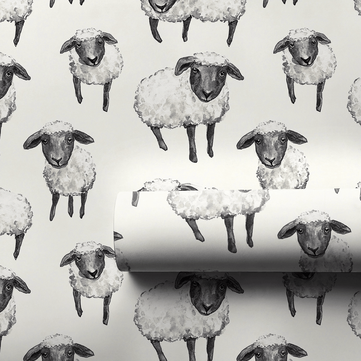 Herd of Sheep - Wrapping Paper - Aspen & Arlo