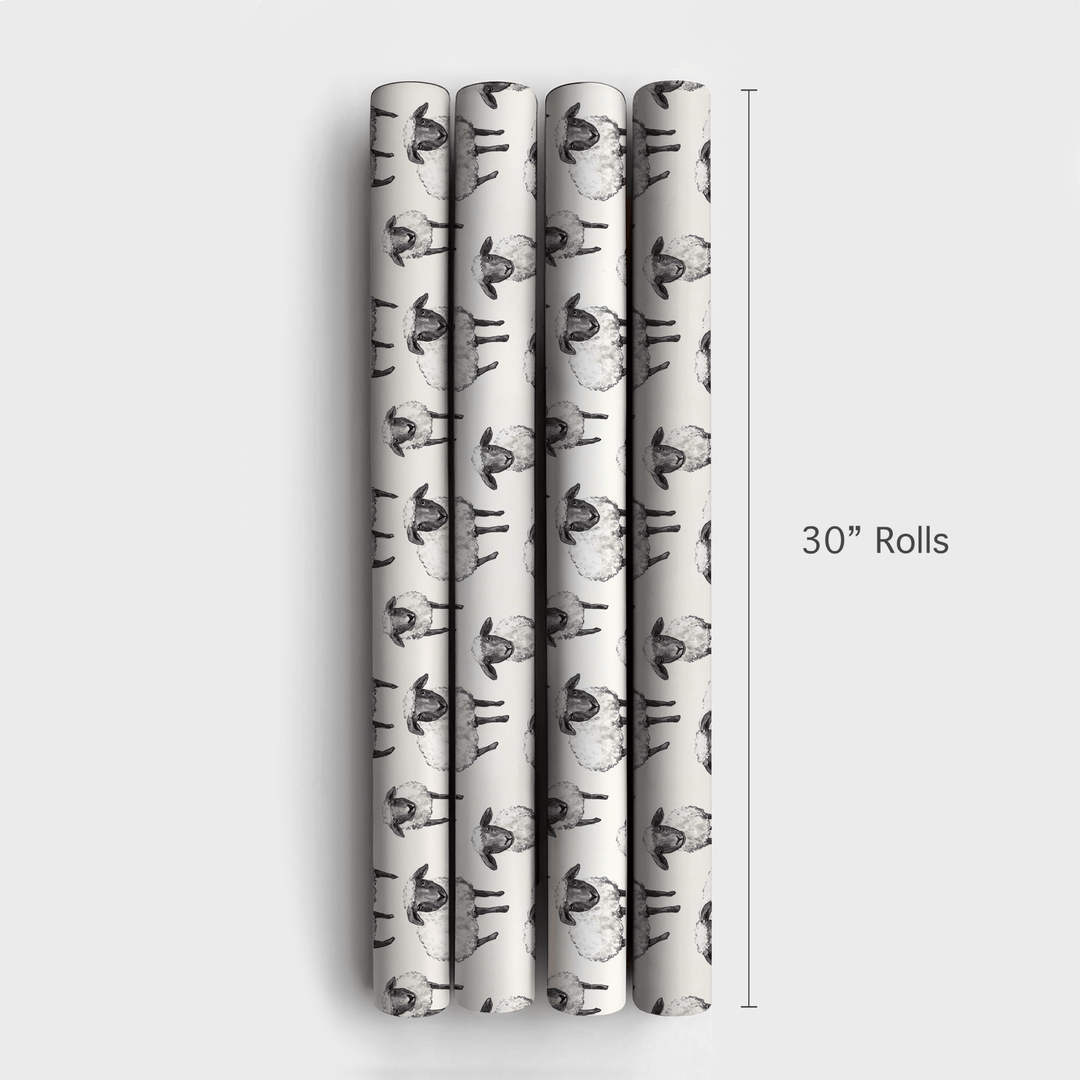 Herd of Sheep - Wrapping Paper - Aspen & Arlo