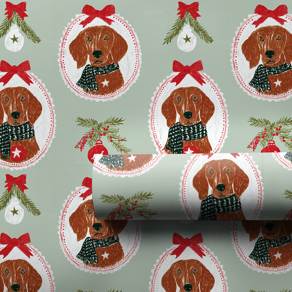 Coonhound Around the Tree