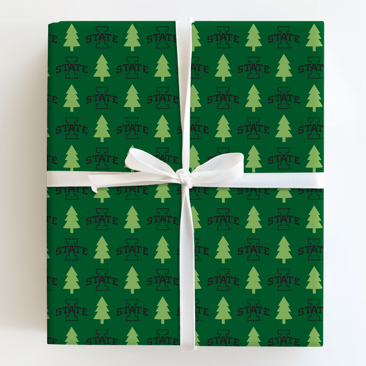 Iowa State Holiday Pines - Wrapping Paper - Aspen & Arlo