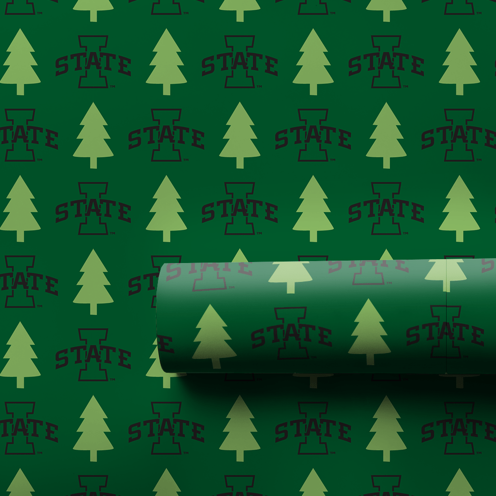 Iowa State Holiday Pines - Wrapping Paper - Aspen & Arlo