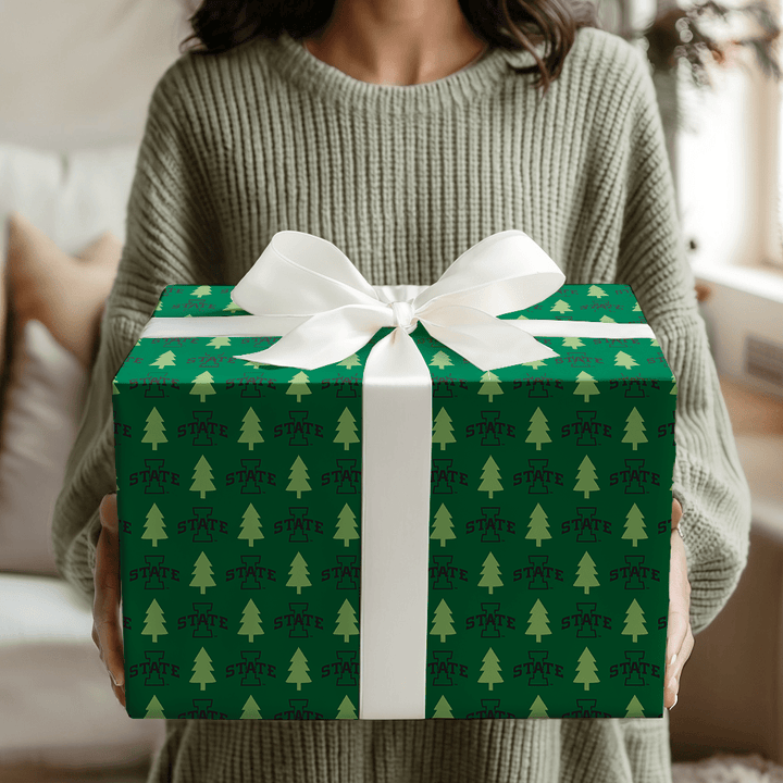 Iowa State Holiday Pines - Wrapping Paper - Aspen & Arlo