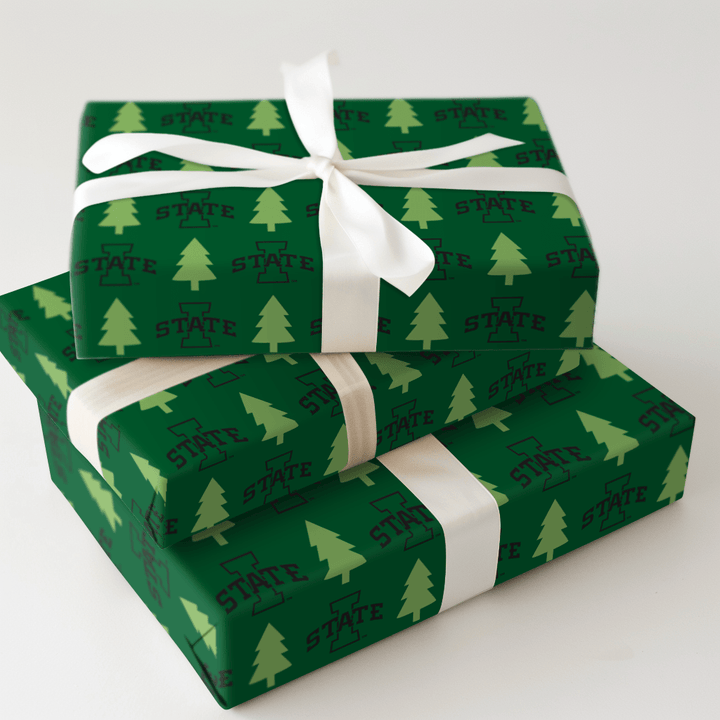 Iowa State Holiday Pines - Wrapping Paper - Aspen & Arlo