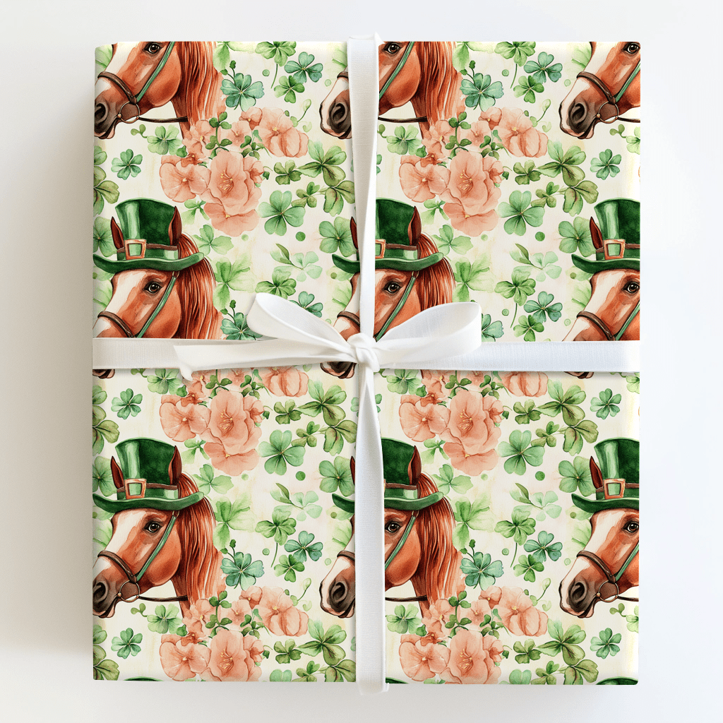 Clover Canter Charm - Wrapping Paper - Aspen & Arlo