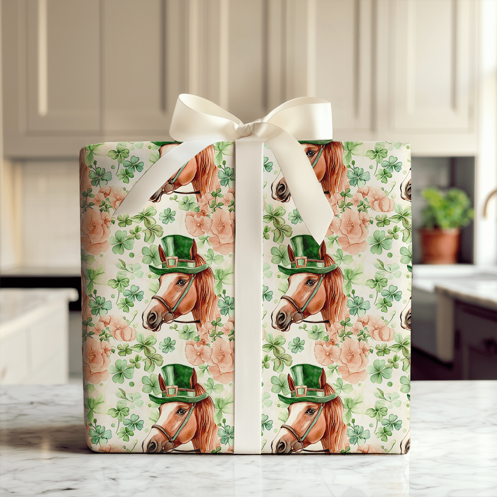 Clover Canter Charm - Wrapping Paper - Aspen & Arlo