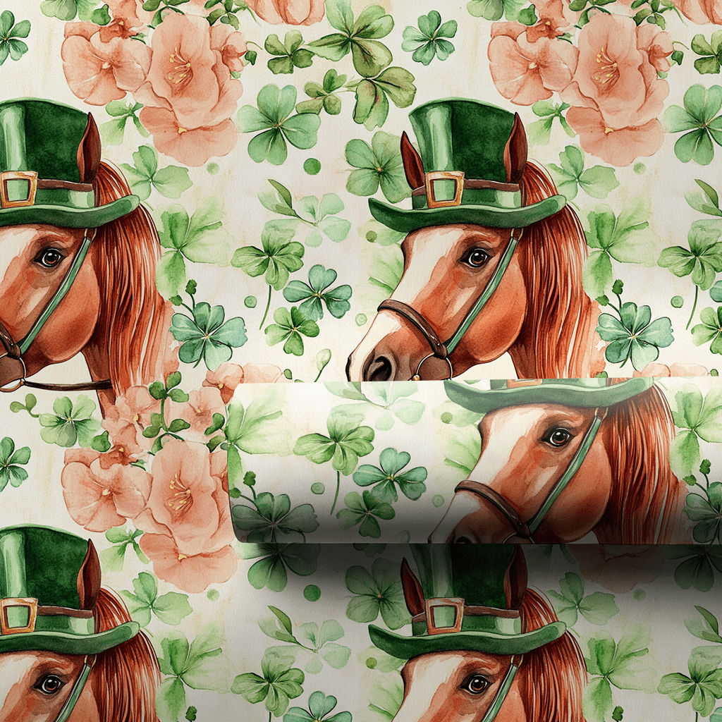 Clover Canter Charm - Wrapping Paper - Aspen & Arlo