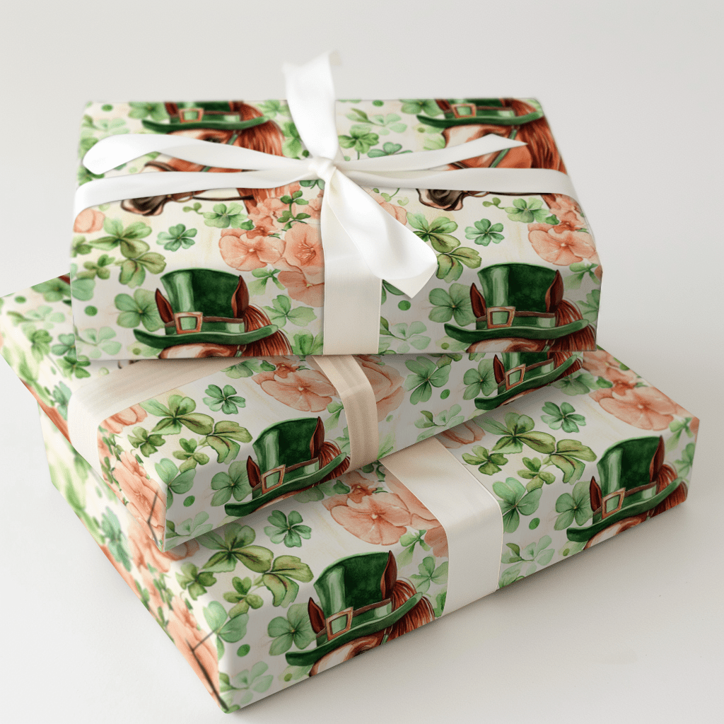 Clover Canter Charm - Wrapping Paper - Aspen & Arlo