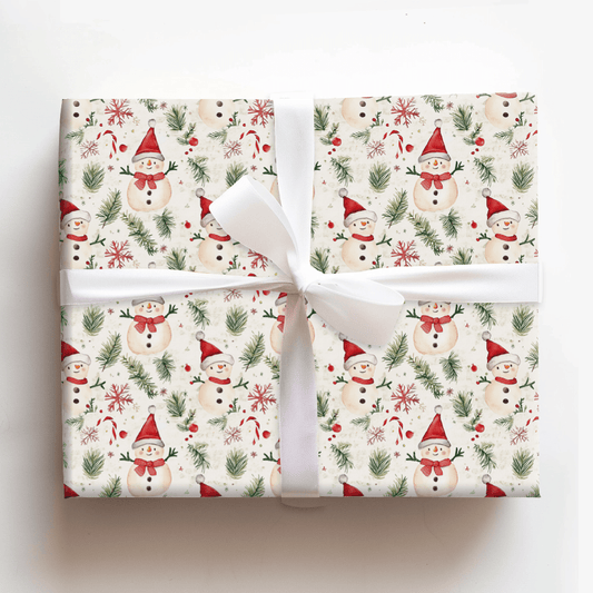 Happy Snowman - Wrapping Paper - Aspen & Arlo