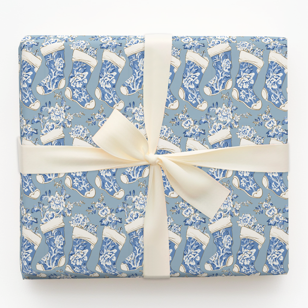 Blue Stocking Scatter