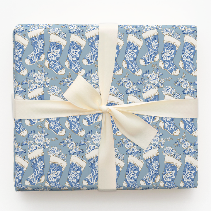 Blue Stocking Scatter