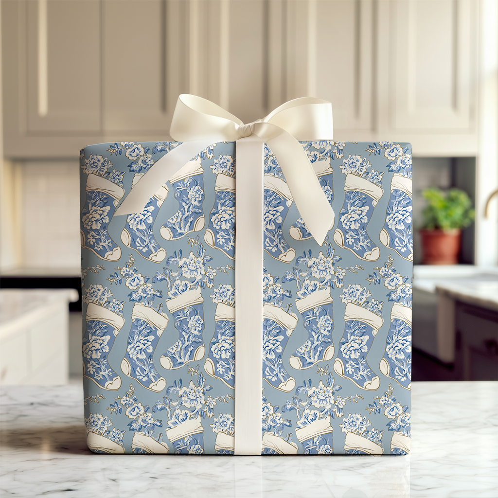 Blue Stocking Scatter