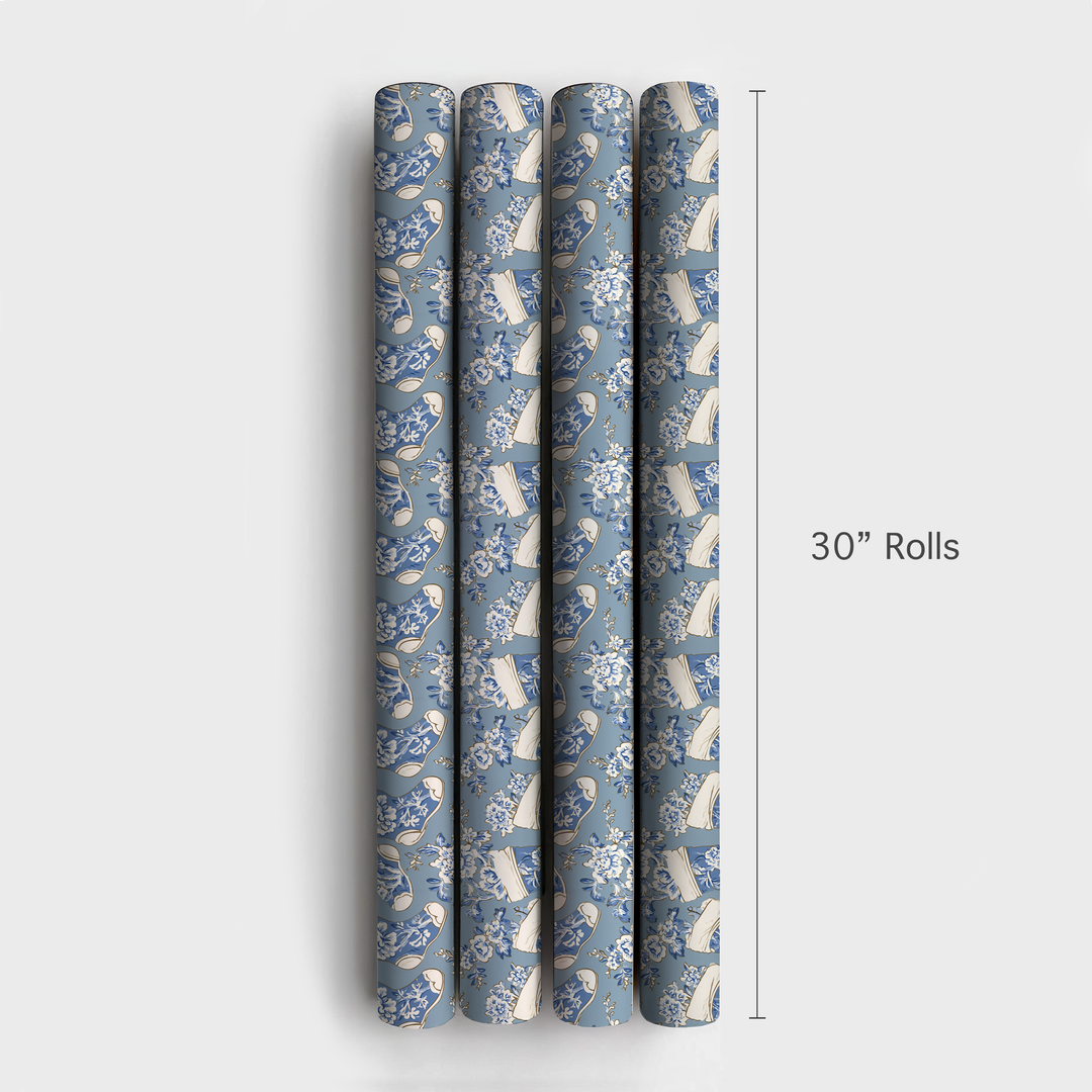 Blue Stocking Scatter