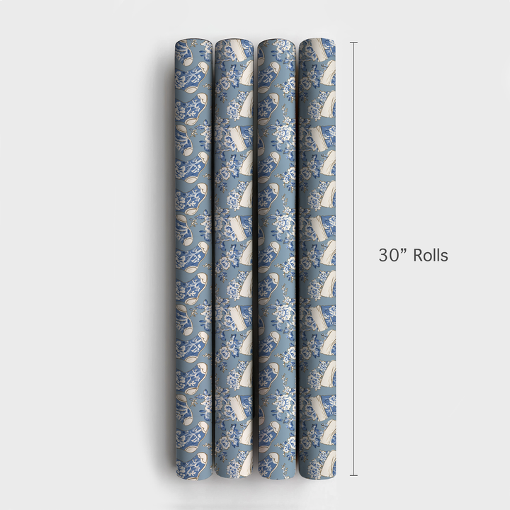 Blue Stocking Scatter