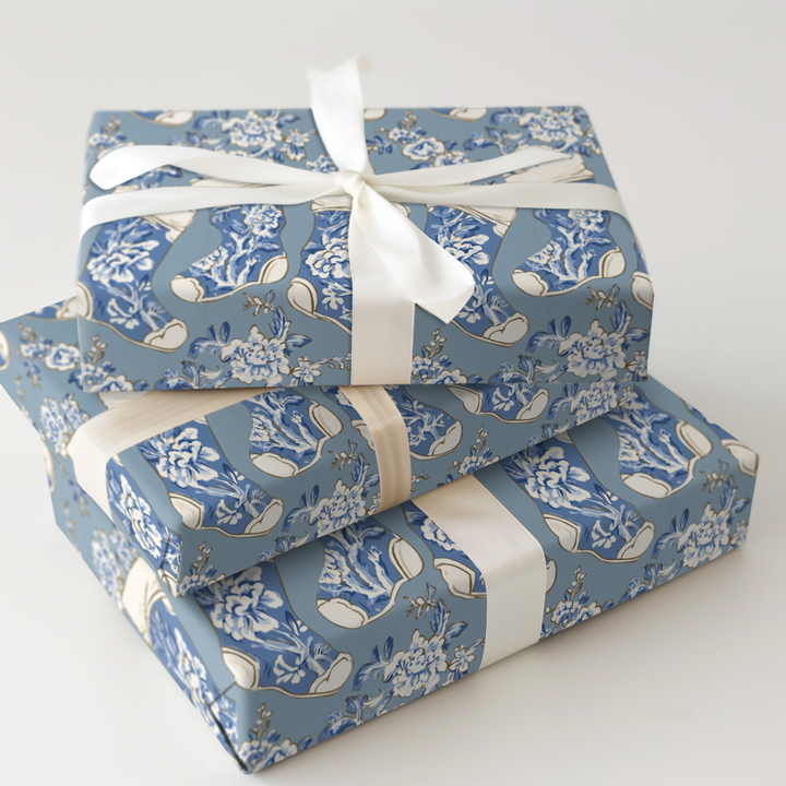 Blue Stocking Scatter