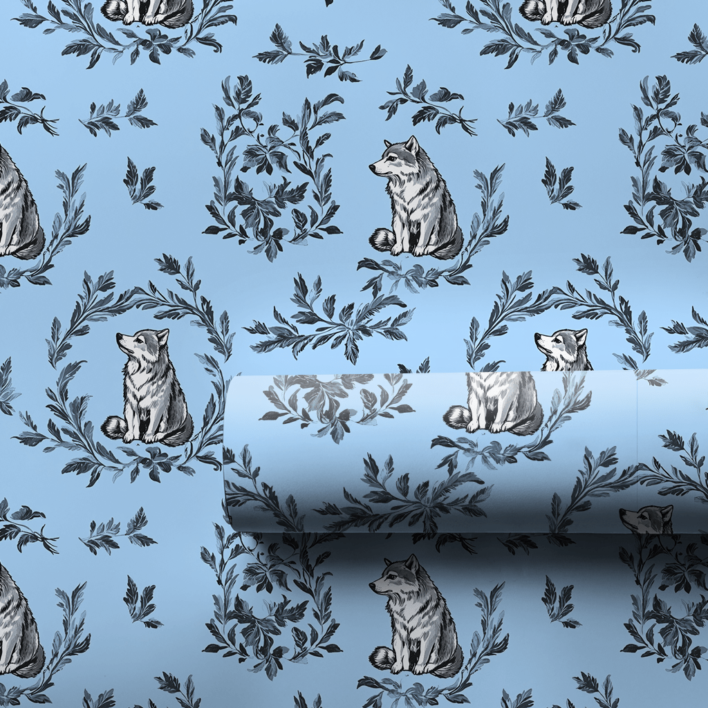 Big Wolf - Wrapping Paper - Aspen & Arlo