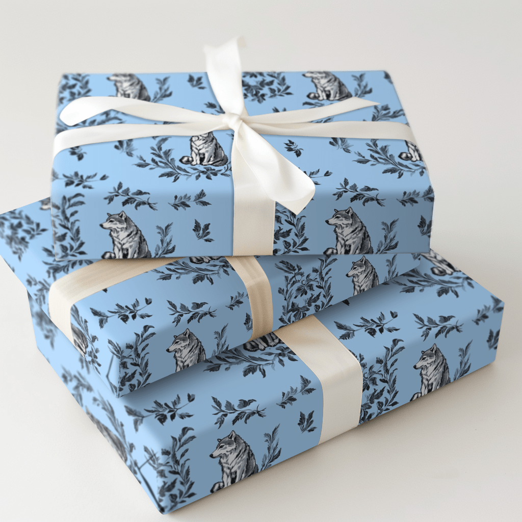 Big Wolf - Wrapping Paper - Aspen & Arlo
