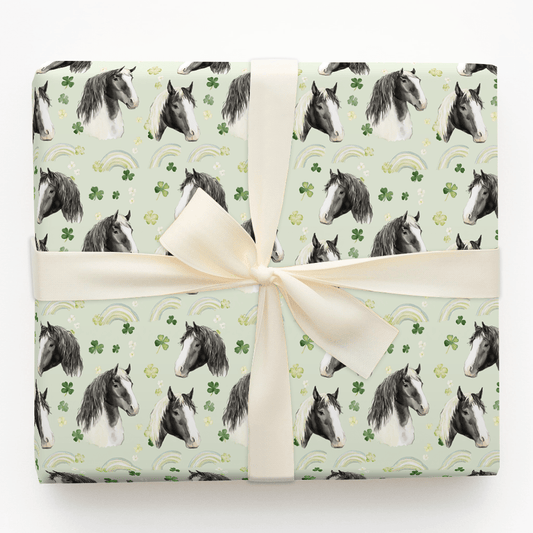 Rainbows with the Stallions - Wrapping Paper - Aspen & Arlo