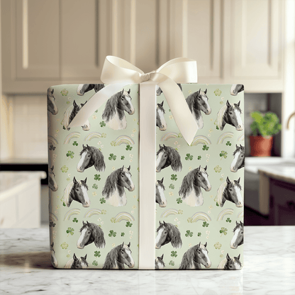 Rainbows with the Stallions - Wrapping Paper - Aspen & Arlo