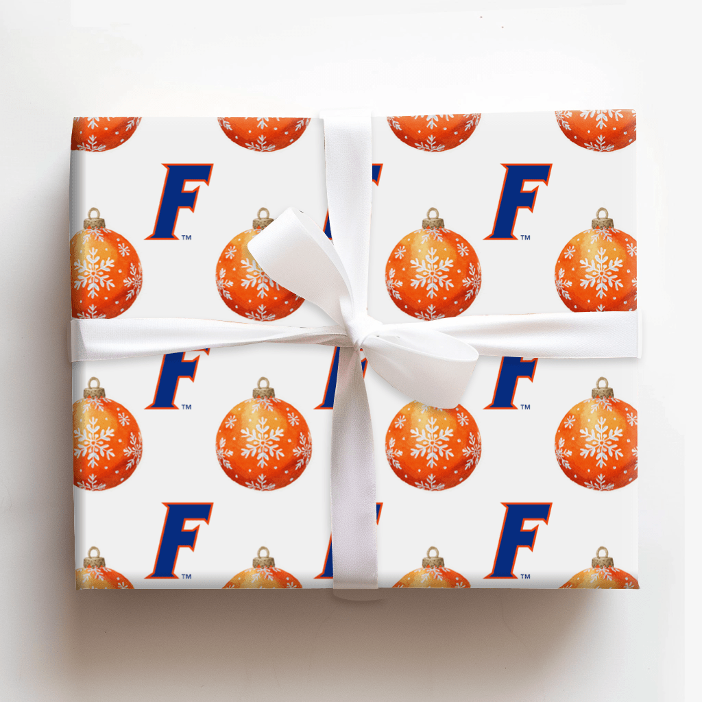 Orange & Blue Glow - Wrapping Paper - Aspen & Arlo