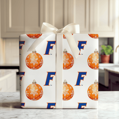Orange & Blue Glow - Wrapping Paper - Aspen & Arlo