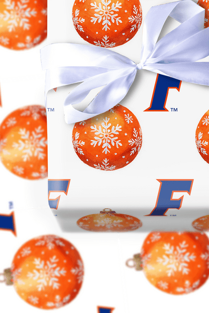 Orange & Blue Glow - Wrapping Paper - Aspen & Arlo