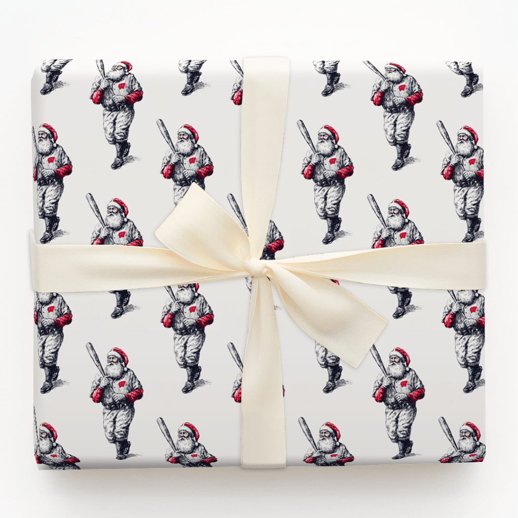 Badger Bats & Blizzard Nights - Wrapping Paper - Aspen & Arlo