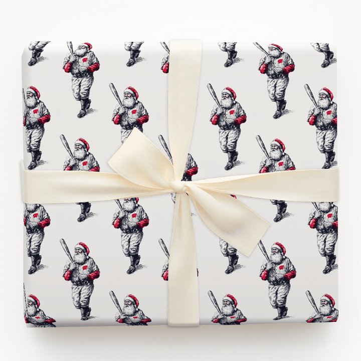 Badger Bats & Blizzard Nights - Wrapping Paper - Aspen & Arlo