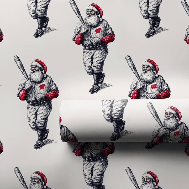 Badger Bats & Blizzard Nights - Wrapping Paper - Aspen & Arlo