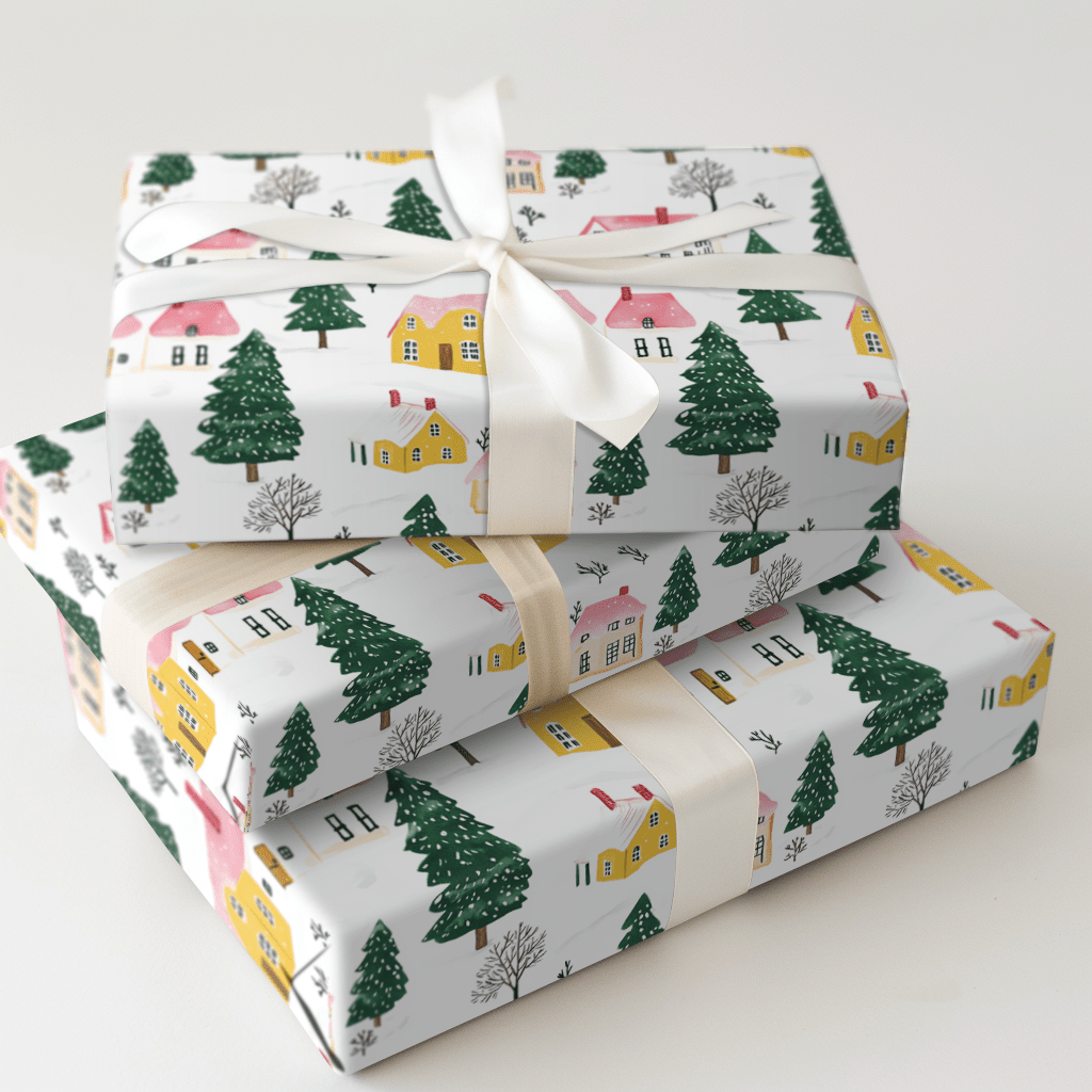 Aspen Village - Wrapping Paper - Aspen & Arlo