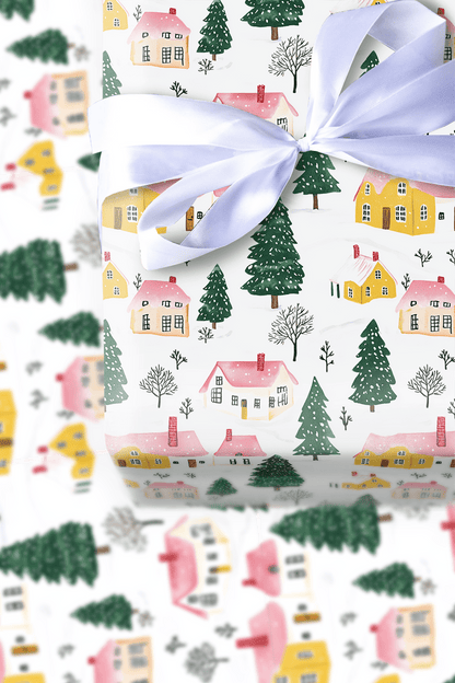 Aspen Village - Wrapping Paper - Aspen & Arlo