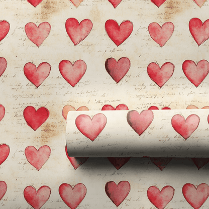 Vintage Love Letters - Wrapping Paper - Aspen & Arlo
