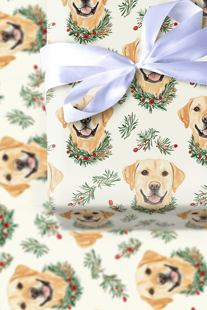 December Dog - Wrapping Paper - Aspen & Arlo