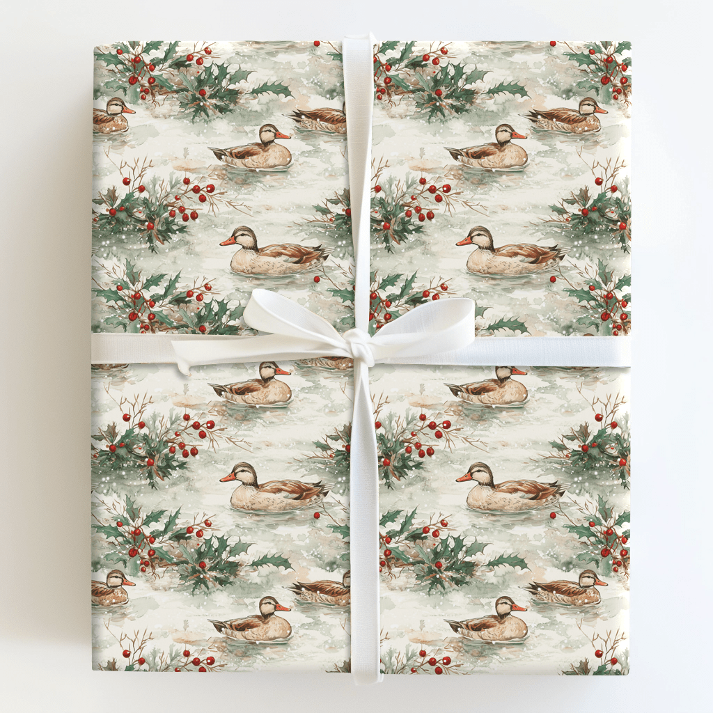 Mallard Pond - Wrapping Paper - Aspen & Arlo