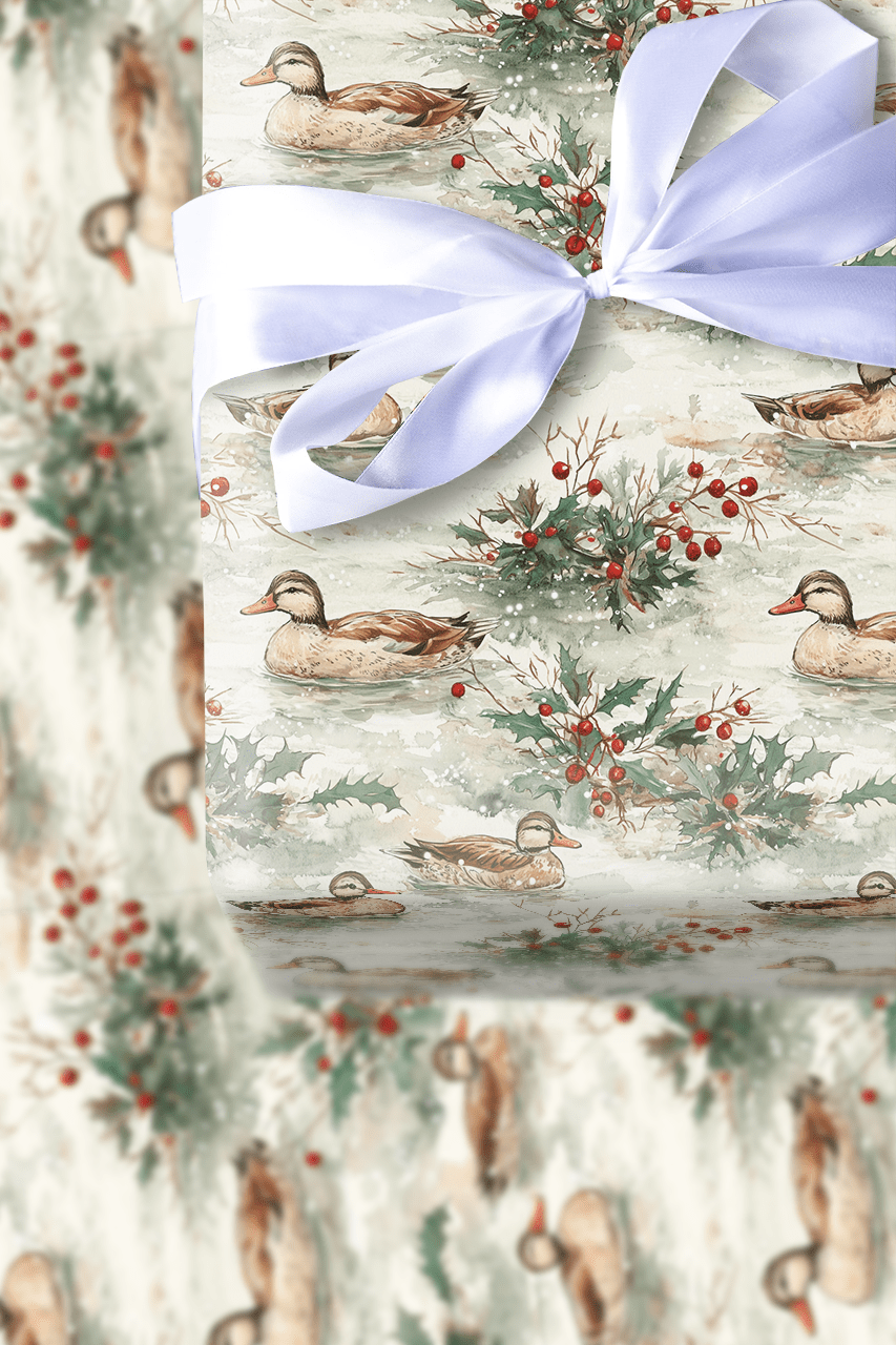 Mallard Pond - Wrapping Paper - Aspen & Arlo