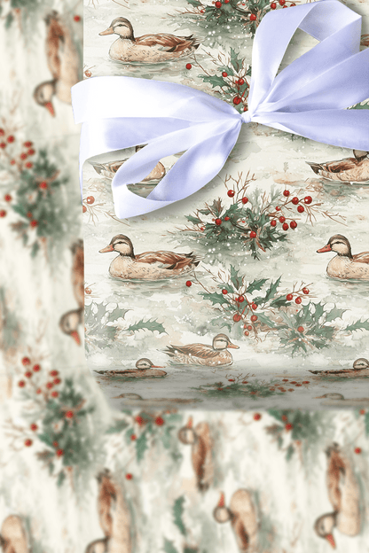 Mallard Pond - Wrapping Paper - Aspen & Arlo