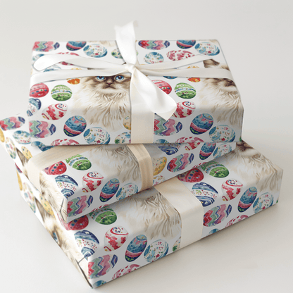 Easter Eggs with the Burmese - Wrapping Paper - Aspen & Arlo