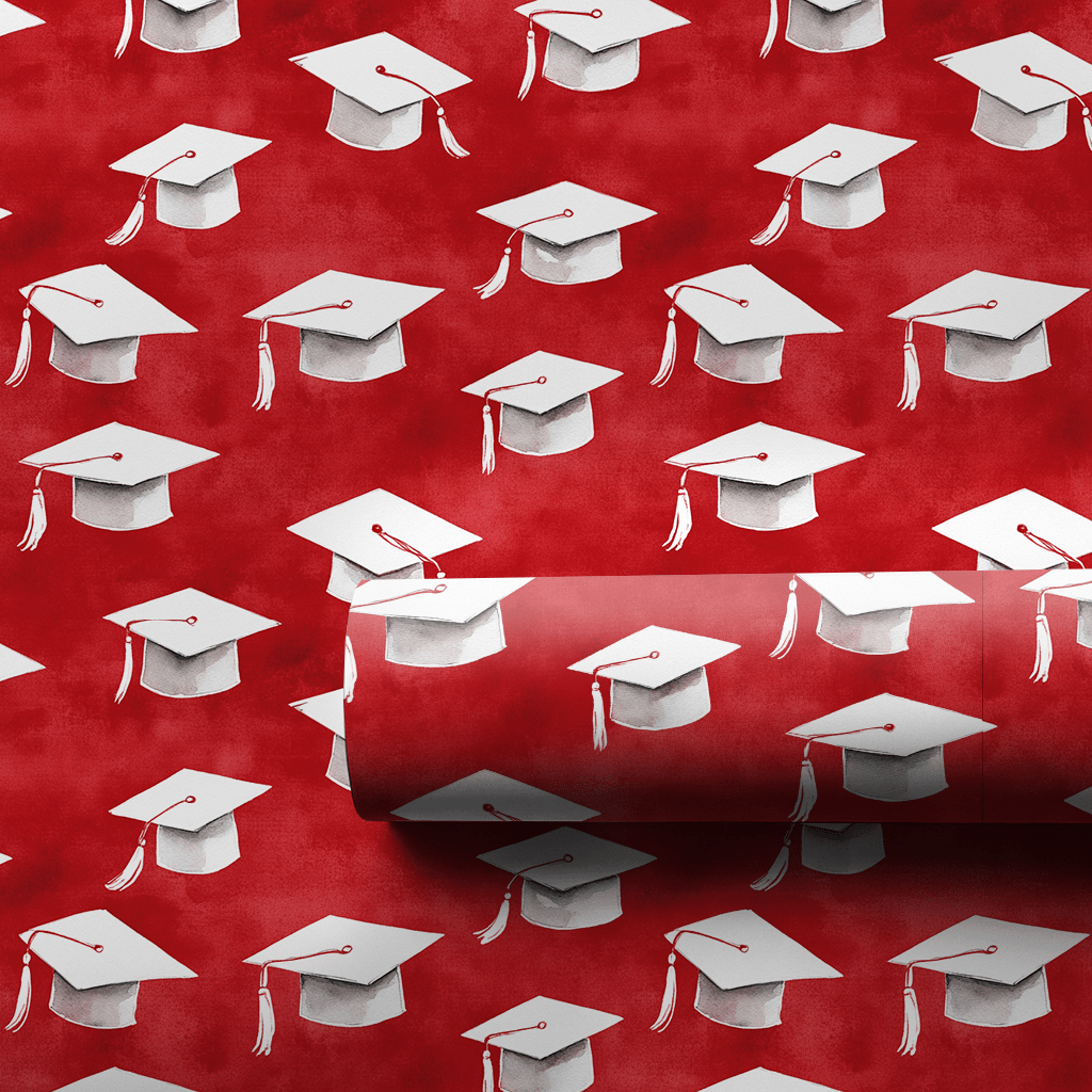 Red Degree - Wrapping Paper - Aspen & Arlo