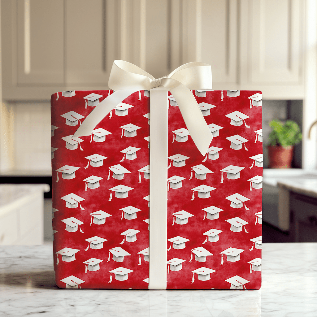 Red Degree - Wrapping Paper - Aspen & Arlo